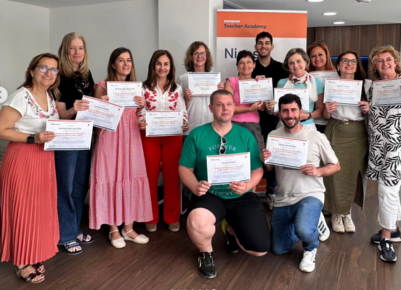 Foto de profesores participantes en la movilidad Erasmus+
