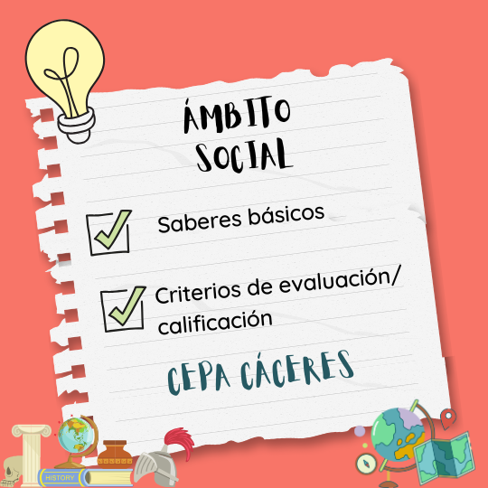 Ámbito social. Saberes y criterios